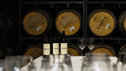 El interior de la bodega. Bodega Emina El interior de la bodega. Bodega Emina